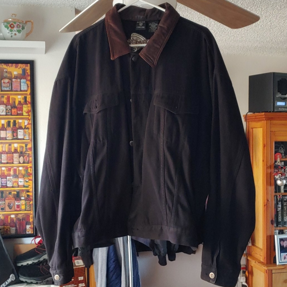 Black Denim Taz Jacket